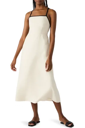 Steve Madden Riyan Linen Blend A-Line Sundress in at Nordstrom, Size Medium