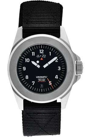 UNIMATIC Modello Quattro GMT Toolwatch UT4-GMT Nylon Strap Diving Watch, 40mm in at Nordstrom