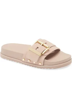 AllSaints Ellie Stud Slide Sandal in at Nordstrom, Size 8Us