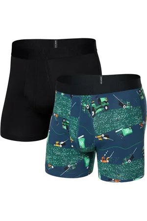 SAXX Assorted 2-Pack DropTemp?? Cooling Cotton Boxer Briefs in at Nordstrom, Size Small