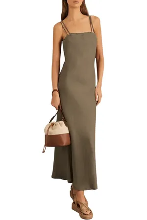 Reiss Roxanne Linen Sundress in at Nordstrom, Size 6 Us