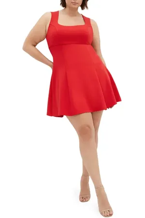 City Chic Bree Fit & Flare Dress in at Nordstrom