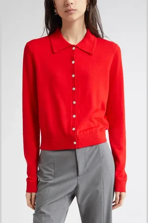 SANDY LIANG Summers Merino Wool Cardigan in at Nordstrom, Size Medium