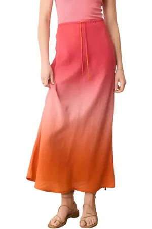 Marine Gabriella Drawstring Maxi Skirt in at Nordstrom, Size X-Small