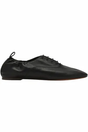 Lanvin Lace-Up Leather Slippers in at Nordstrom, Size 40