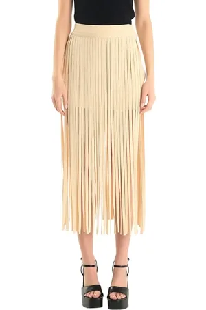 Endless Rose Knit Fringe Maxi Skirt in at Nordstrom, Size X-Small