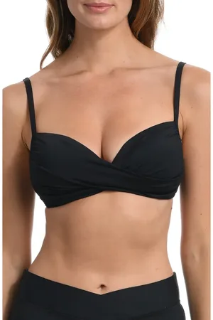 La Blanca Island Goddess Wrap Bikini Top in at Nordstrom, Size 4