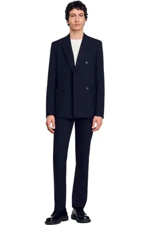Sandro Double-breasted suit jacket in at Nordstrom, Size 46 Eu