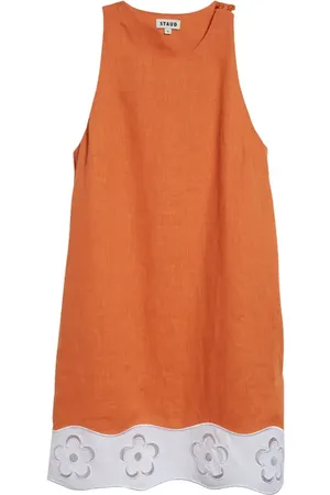 Staud Mika Linen Dress in at Nordstrom, Size Medium