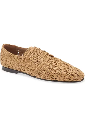 Dolce & Gabbana Raffia Lace-Up Loafer in at Nordstrom, Size 9Us