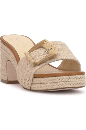 Jessica Simpson Peccio Espadrille Platform Slide Sandal in at Nordstrom, Size 7.5