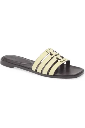 Tory Burch Ines Multistrap Sandal in Matte Sun /Cocoa at Nordstrom, Size 7