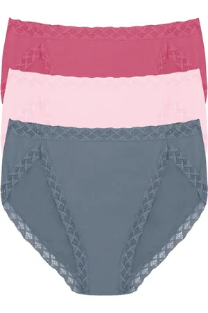 Natori Bliss Cotton French Cut Brief 3-Pack in at Nordstrom, Size Xx-Large