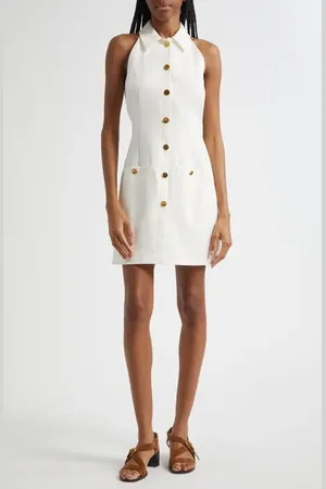 VERONICA BEARD Roxanne Linen Blend Dress in at Nordstrom, Size 16