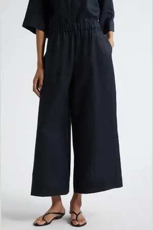 Max Mara Minnie Linen Pull-On Pants in at Nordstrom, Size 12