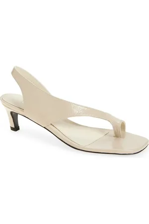 Totême Kitten Heel Toe Loop Sandal at Nordstrom, Size 8Us