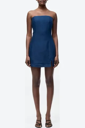 French Connection Birdie Strapless Body-Con Minidress in at Nordstrom, Size 4