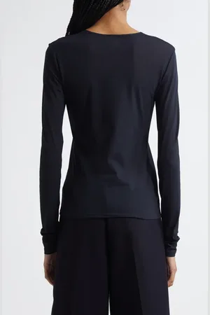 Max Mara Ubaldo Long Sleeve T-Shirt in at Nordstrom, Size X-Small