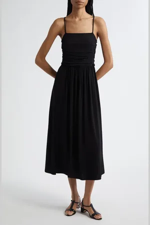 Max Mara Ghia Cross Back Ruched Sundress in at Nordstrom, Size X-Large