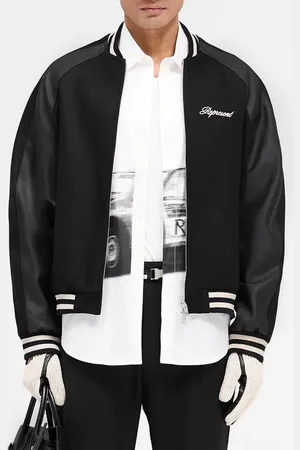 Represent Raglan Varsity Jacket in at Nordstrom, Size Small
