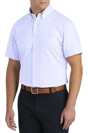 Brooks Brothers Big & Tall Non-Iron Solid Oxford Sport Shirt in at Nordstrom, Size 4Xlt