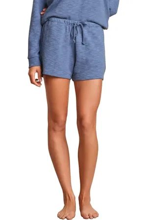 Barefoot Dreams Malibu Collection?? Slubbed Drawstring Waist Shorts in at Nordstrom, Size Large