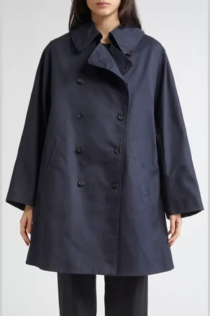 BODE Waxed Cotton Peacoat in at Nordstrom, Size Small