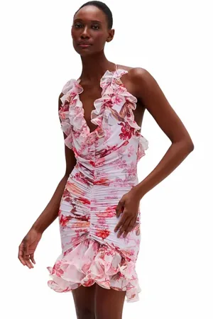 PATBO Floral Haze Stetch Tulle Sleev in at Nordstrom, Size 4