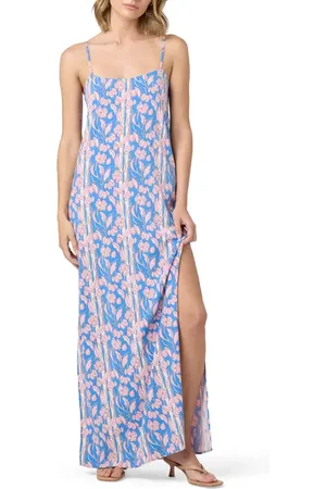 Florence By Mills Slit Maxi Slipdress in at Nordstrom, Size X-Small