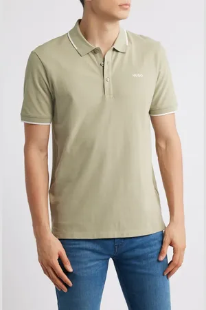 HUGO BOSS Dino Tipped Polo in at Nordstrom, Size Small
