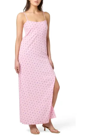Florence By Mills Slit Maxi Slipdress in at Nordstrom, Size X-Small