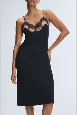 Savage X Fenty Lacestruck Sleep Slipdress in at Nordstrom, Size X-Small