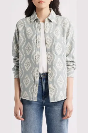 Pendleton Long Beach Cotton Chamois Button-Up Shirt in at Nordstrom, Size X-Small