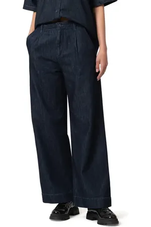 Mavi Pera Pleated High Waist Wide Leg Pants in at Nordstrom, Size 26 32