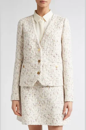 Giambattista Valli Sequin Boucl?? Tweed Jacket in at Nordstrom, Size 2 Us