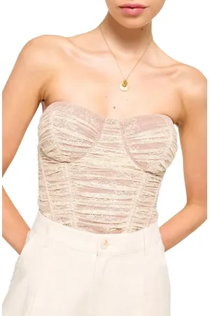 CAMI Rozana Lace Strapless Bodysuit in at Nordstrom, Size 2