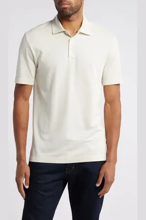 HUGO BOSS Press Lyocell & Cotton Polo in at Nordstrom, Size Xx-Large