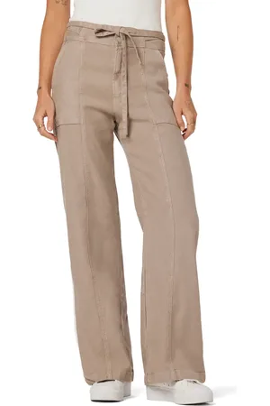 Hudson Tie Waist Linen Blend Wide Leg Trousers in at Nordstrom, Size 32