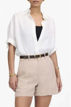 Madewell Linen Trouser Shorts in at Nordstrom, Size 00