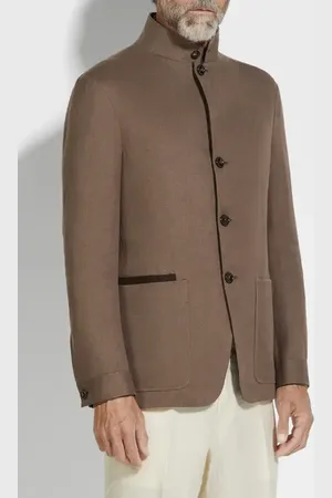 Ermenegildo Zegna Linen Chore Jacket in at Nordstrom, Size 46 Us