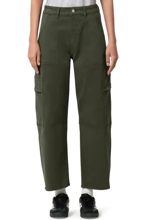 Mavi Vinnie Ivy Ankle Barrel Leg Twill Cargo Pants in at Nordstrom, Size 31 X 27