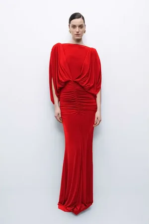 Nocturne Draped Maxi Dress in at Nordstrom, Size Small