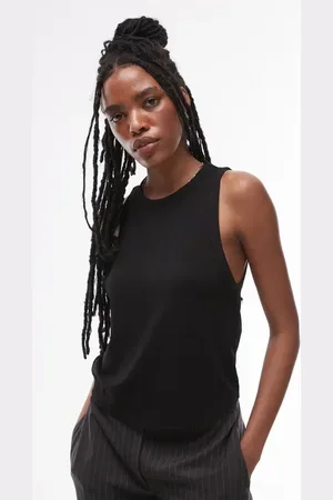 Topshop Loose Fit Crewneck Tank in at Nordstrom, Size X-Small