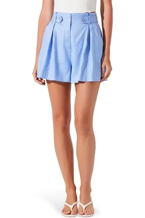 ASTR Ollie Linen Blend Shorts in at Nordstrom, Size Small