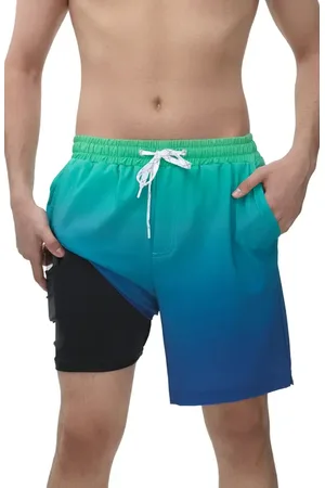 Rokka & rolla Compression Liner Stretch Swim Trunks UPF 50+ in at Nordstrom, Size X-Large