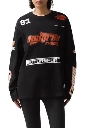 Reiss Oval McLaren F1 Graphic Long Sleeve T-Shirt in at Nordstrom, Size Xx-Large