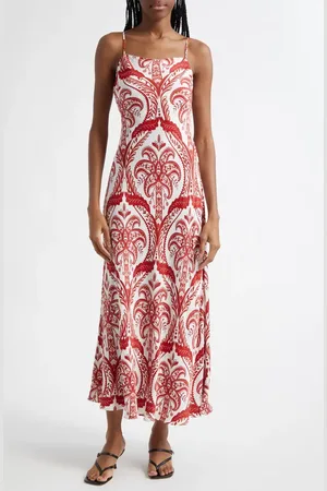Farm Rio Tropical Cameo Slipdress in at Nordstrom, Size Large