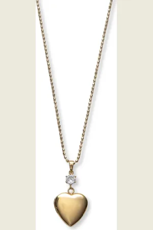 Argento Vivo Sterling Silver Heart Locket Pendant Necklace in at Nordstrom