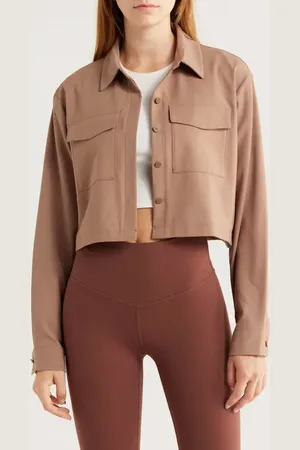 Beyond Yoga Midtown Crop Jacket in at Nordstrom, Size Small