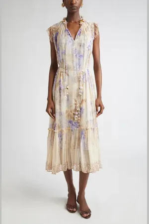 ZIMMERMANN Dawning Flutter Dress in at Nordstrom, Size 0